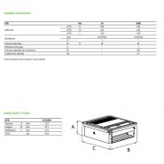 Ufb - climatiseur professionnel Aermec - débit d'air refroidissement 140 ÷ 740 m³/h avec résistance électrique_2