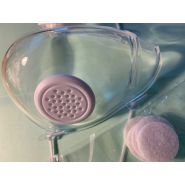 Masque de protection transparent en silicone - visage découvert avec double valve respiratoire_2