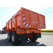 B140BV Remorque agricole standard - Delaplace - Charge 14 t - Acier DKP355MC - Rehausses et sécurité renforcées_2