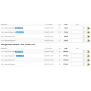 Plonge spécial lave-vaisselle - Sofinor - inox AISI 304L bords droits - largeur 700 mm - avec égouttoir cannelé et espace pour lave-vaisselle_2