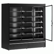 Vitrine réfrigérée 3 portes - 1110L - Noir | Tefcold - MDCA1875HB-2_2