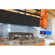 Tour vertical Girax TT - capacité de giration 1250 à 7000 - 2 chariots de tournage_3