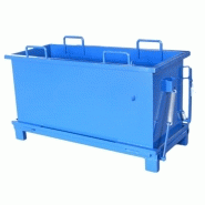 Benne à fond ouvrant 500l 750l 1000l_2