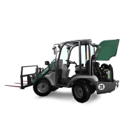 Mini-chargeuse Kramer KL10.5 - 1,5t, 4 roues directrices, compacte et flexible_2