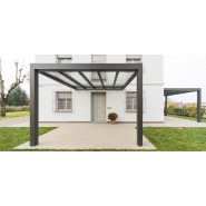 Alluver - Pergolas modernes en aluminium avec couverture en verre et options personnalisables_2