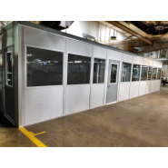 Bureau modulaire - Système standard - Protection contre le bruit, la poussière, la chaleur et le froid - ModTech_2