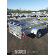 Remorque LIDER ROBUST - 2M50 - 1 essieu non freinée - 253x134x50 cm - PTAC : de 500 à 750 kg - Référence 40393_2