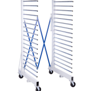 Chariot à étagères extra-stable STABILOFLEX pour peintres et vernisseurs - capacité 900 kg, extensible jusqu'à 2000 mm_2