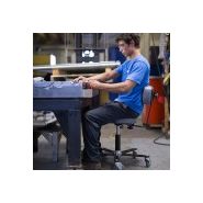 SF-150 - Tabouret ergonomique Synetik Ergodesign - Cylindre 140 mm - Dossier et siège ajustables_2