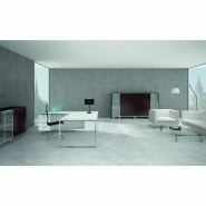 Bureau de direction X7 - Table avec retour QUADRIFOGLIO - Programme X7 - L 180 et 200 cm - Pied fermé_2