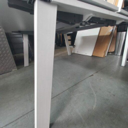 Bureau Bench - L 140 cm - Blanc d'occasion - 2 postes face à face - Design moderne pour open-space_2