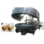 Machine professionnelle pour cônes de gaufre croquants et uniformes