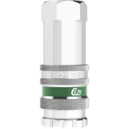 Série 345 - Coupleur CEJN - Laiton/Nickelé à double obturation pour applications air respirable_2