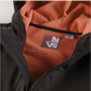 Veste noire de travail femme - multipoches - softshell triple couches - taille S_2