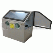 Cabine de sablage 110L - idéale pour modélisme et restauration auto-moto - avec trappe latérale et accessoires inclus_2