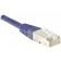 Cordon RJ45 Catégorie 6 F/UTP Violet - 15 m - Blindé cuivre - Normes ANSI/TIA 568 & ISO 11801 - Garantie 20 ans_2