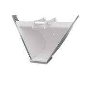 Godet trapèze Cangini Benne - Compatible avec pelles et mini-pelles de 0,6 à 22 tonnes - Inclinaison réglable 52° ou 60° - Acier haute résistance_2