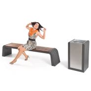 Poubelle publique - Vega - Komserwis - 70 L - Référence 003359_2