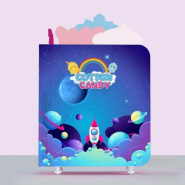 Machine à barbe à papa automatique 2800W M3 - Temps de fabrication 80-130 s/pièce - 4 couleurs et 30 motifs - FESTI MARKET - Ref FM-M3-CCCSBL_2