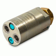 PID502A, 5:1 Intensifier, Inline, Dump Valve, BSPP Ports, with port filtration and flow orifice_2