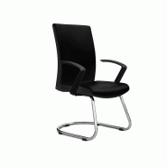 Siège de réunion Kana - assise et dossier en mousse haute densité - plusieurs coloris - structure en acier chromé_2