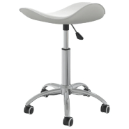 Vidaxl tabouret de salon et spa blanc similicuir 323683_2