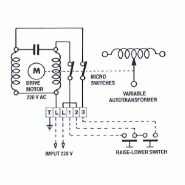 Autotransformateur variable triphasé motorisé_2