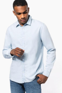 Chemise écoresponsable délavée en coton twill pour homme - Kariban - Réf: KNS500_2