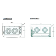 Groupe frigorifique avec compresseur pour route et secteur