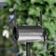 Peinture fer extérieur direct sur rouille HAMMERITE - gris ardoise martelé - 0.75 L - protection durable avec technologie Dualtech_2