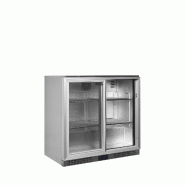Arrière bar réfrigéré 2 portes BA26SS inox TEFCOLD_2