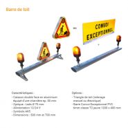Balisage vehicules - triangle et barre de toit_2