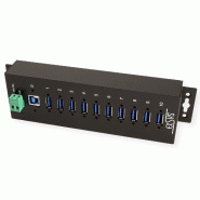 EXSYS EX-1110HMVS Hub à 10 ports USB 3.2,Gen1 protection de surtension et boîtier métal_2