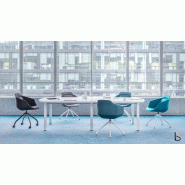 Table de réunion Yan - MDD - Non, Blanc Pastel, Blanc 9010, 280_2