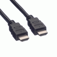 VALUE Câble de raccordement pour écran HDMI High Speed M-M, noir, 5 m_2