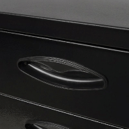 Vidaxl coffre à outils métallique 3 tiroirs noir 20121_2