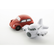 Balle antistress en forme d'avion - couleur blanche - 22 gr_2