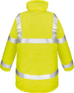 Parka de sécurité High Viz - Réf: R18 - Bandes réfléchissantes 3M - Imperméable et chaud pour l'hiver_2