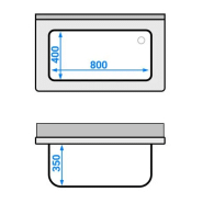 Plonge batterie 100x60cm sur meuble_2