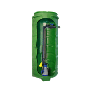 Poste de relevage Sanidrain® HT.180cm - Fil d'Eau profond 500v - DN32 - Refoulement 50mm_2