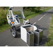Triporteur électrique pour la collecte de déchet - utilisé par les agents municipaux - solution pour la propreté urbaine et espaces verts_2