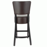 Chaise haute restaurant Amsterdam - MARRON_2