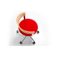 G 125 - chaise de bureau pivotante en bois - Girsberger France - design Mathias Seiler_2