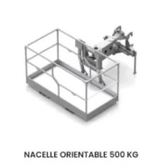 Nacelle orientable pour chariot télescopique - Modèles de 250 KG et 500 KG_2