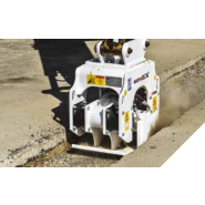Plaque vibrante pour pelles de 1,5 à 5T, conçue pour compacter toutes sortes de surfaces - Force de compactage 15 kN - PV 300_2