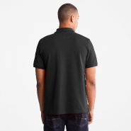 Polo coton piqué bio manches courtes Timberland - Réf: TB0A26N4 - Coupe droite décontractée et logo brodé_2
