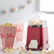 Retro fun machine à pop-corn rouge h 18 x larg. 16.5 x p 15.5 cm -  633773_2
