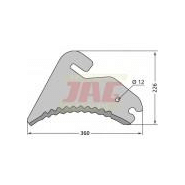 Couteau pour accessoires tracteurs - réf : pbr-0982.21.09.00 - compatible CLAAS COMPACT 30_2