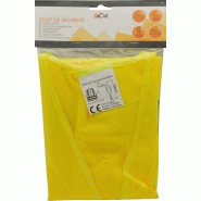 INCAR - Gilet de sécurité jaune - Norme EPI EN ISO20471:2013+A1:2016 classe 2 - 930370_2