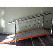 Rampes enroulables à roues - aluminium anticorrosion - pour obstacles jusqu'à 5-6 marches_2